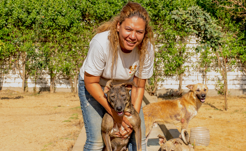 Meet the Egyptian Woman Who Left Her Whole World Behind to Save 150 Dogs