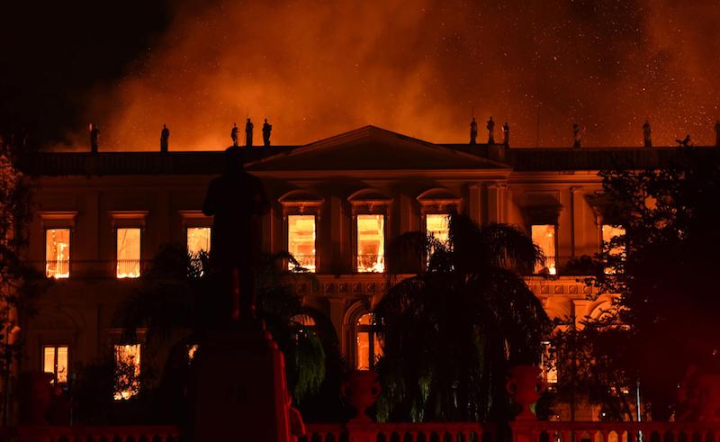 Brazil Museum fire