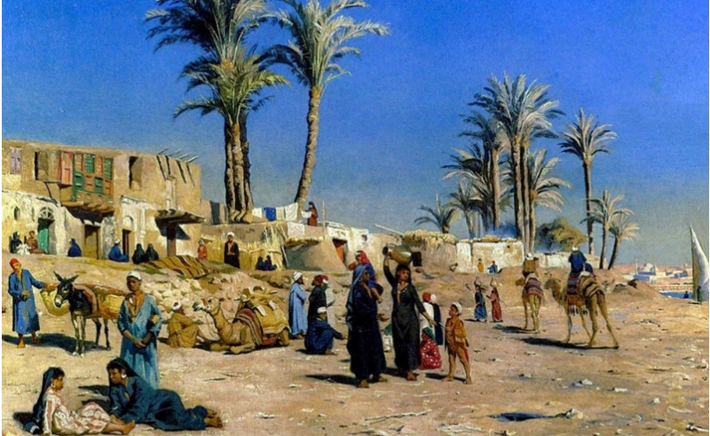 Time on Canvas: Everyday Moments of Egyptian Life in the 1800's