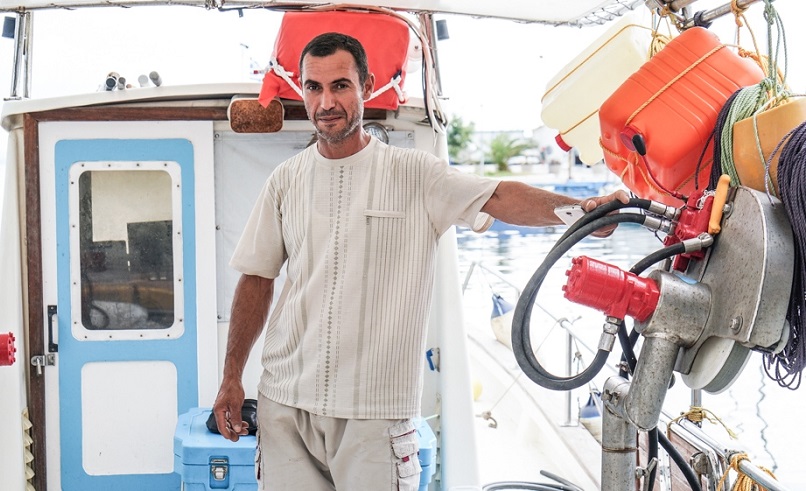 Mahmoud mousa fisherman greece