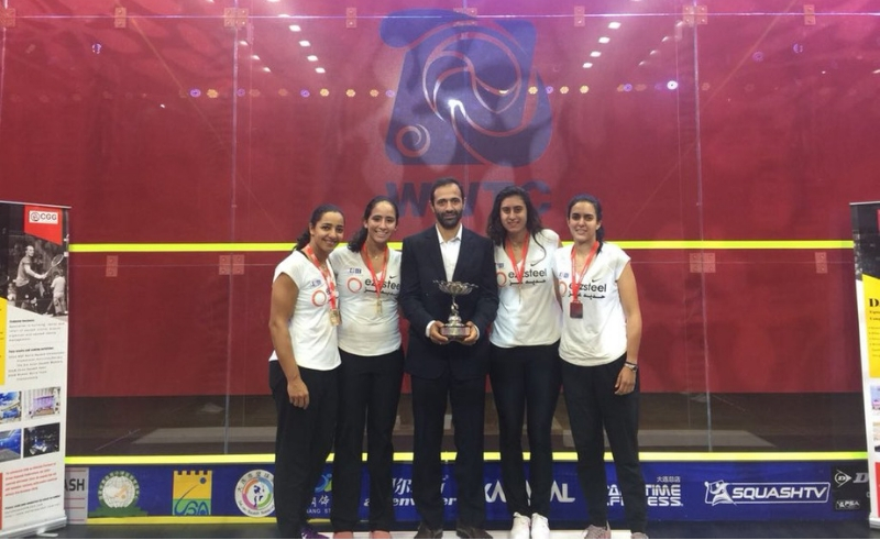 Egyptian squash team