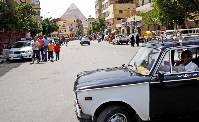 old egyptian taxi cab