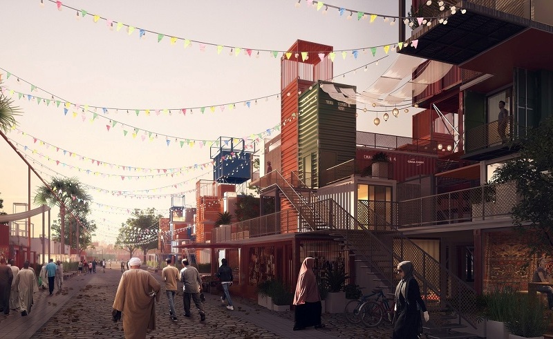 Egyptian Architects Design Shipping Container Housing to Solve Cairo's Low-Income Housing Crisis