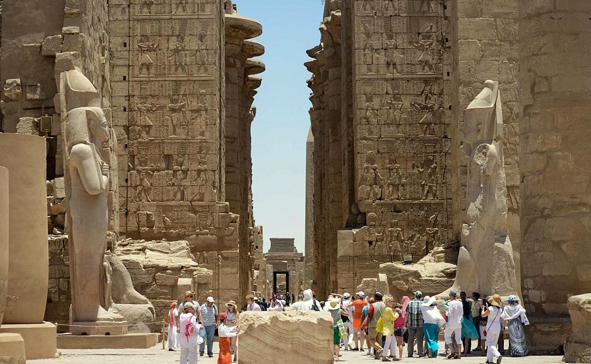 Tourists in Egypt