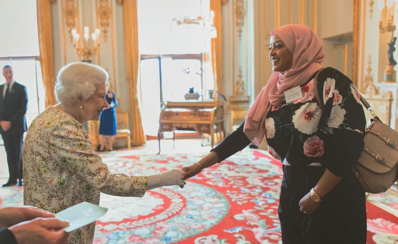 Egyptian Woman Honoured by Queen Elizabeth II for Community Work in UK