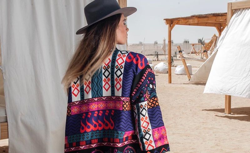 The bold, colorful prints are a timeless representation of North Africa.
