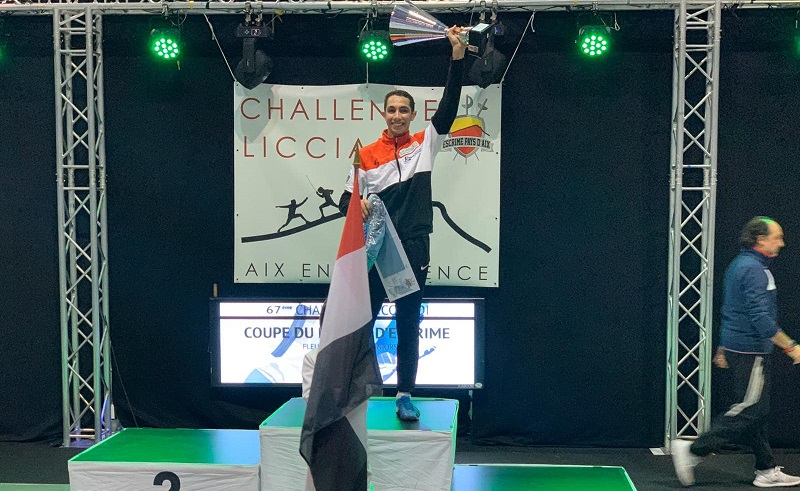 Mohamed Hamza Wins Fencing Gold at the 2020 Junior Epee World Cup in France