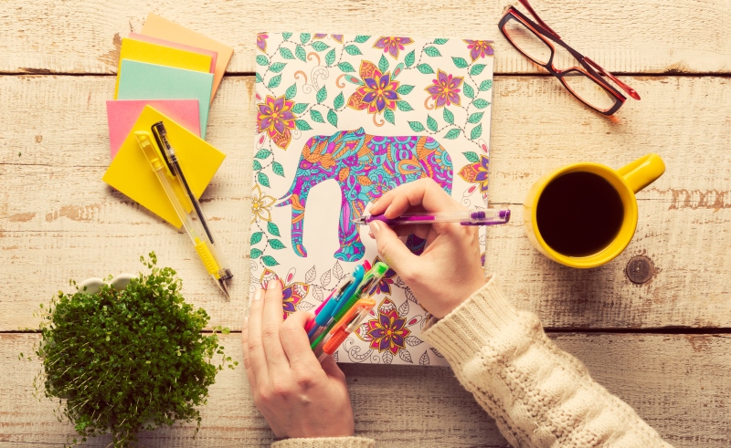 Colour Outside the Lines: De-Stress with These 7 Adult Colouring Books