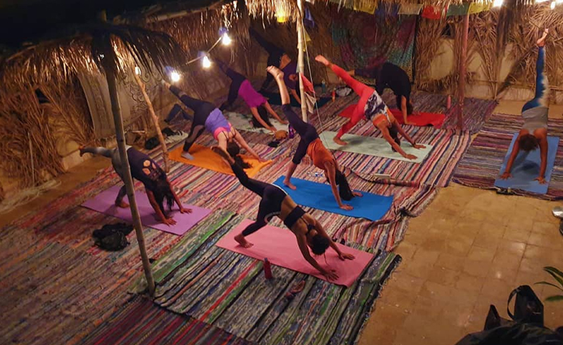 Natural Highs at Cairo’s Coolest Yoga Space Roof Flow
