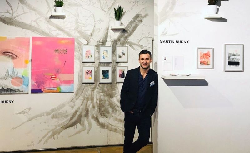 Polish-Bulgarian Artist Martin Budny Exhibits at Osana Wellness Centre