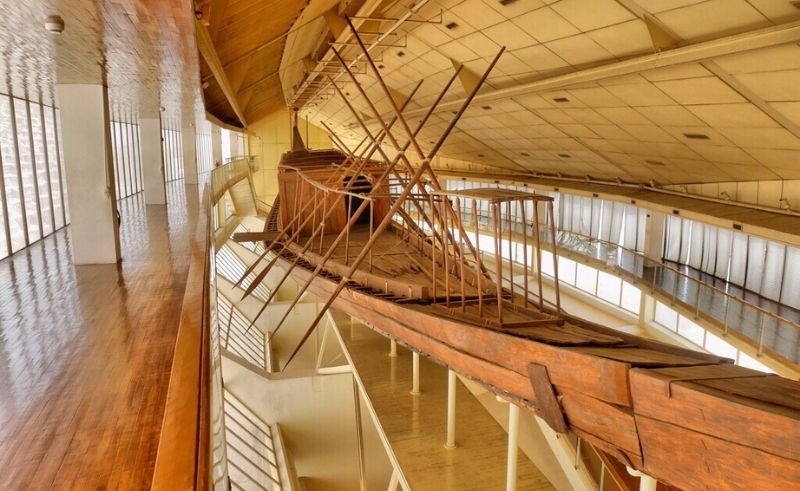 First Khufu Solar Ship Transferred to Grand Egyptian Museum