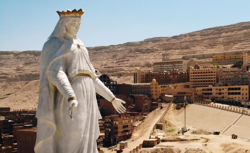 Assiut is Now Home to the Largest Statue of the Virgin Mary in Egypt