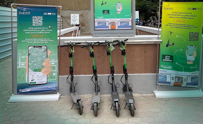Electric Scooters Will Be Available at Cairo Metro's Third Line 