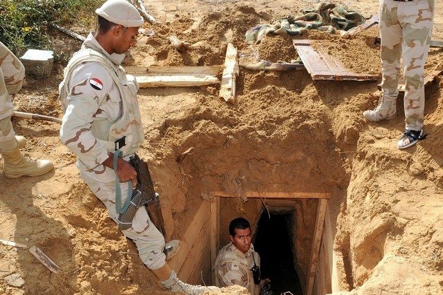Longest Smuggling Tunnel From Gaza to Sinai Blown Up