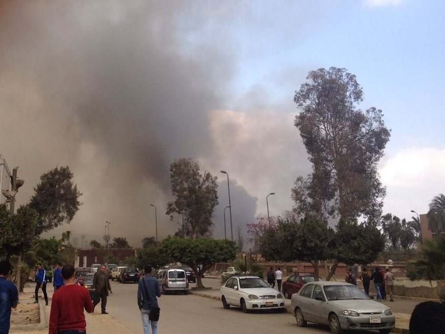UPDATED: Cairo Convention Center On Fire