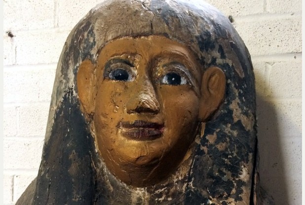 Egyptian Sarcophagus Lid Sold In England