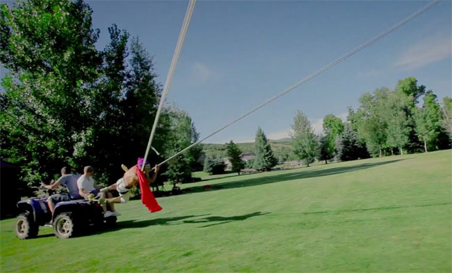 VIDEO: Get Slung With The Human Slingshot