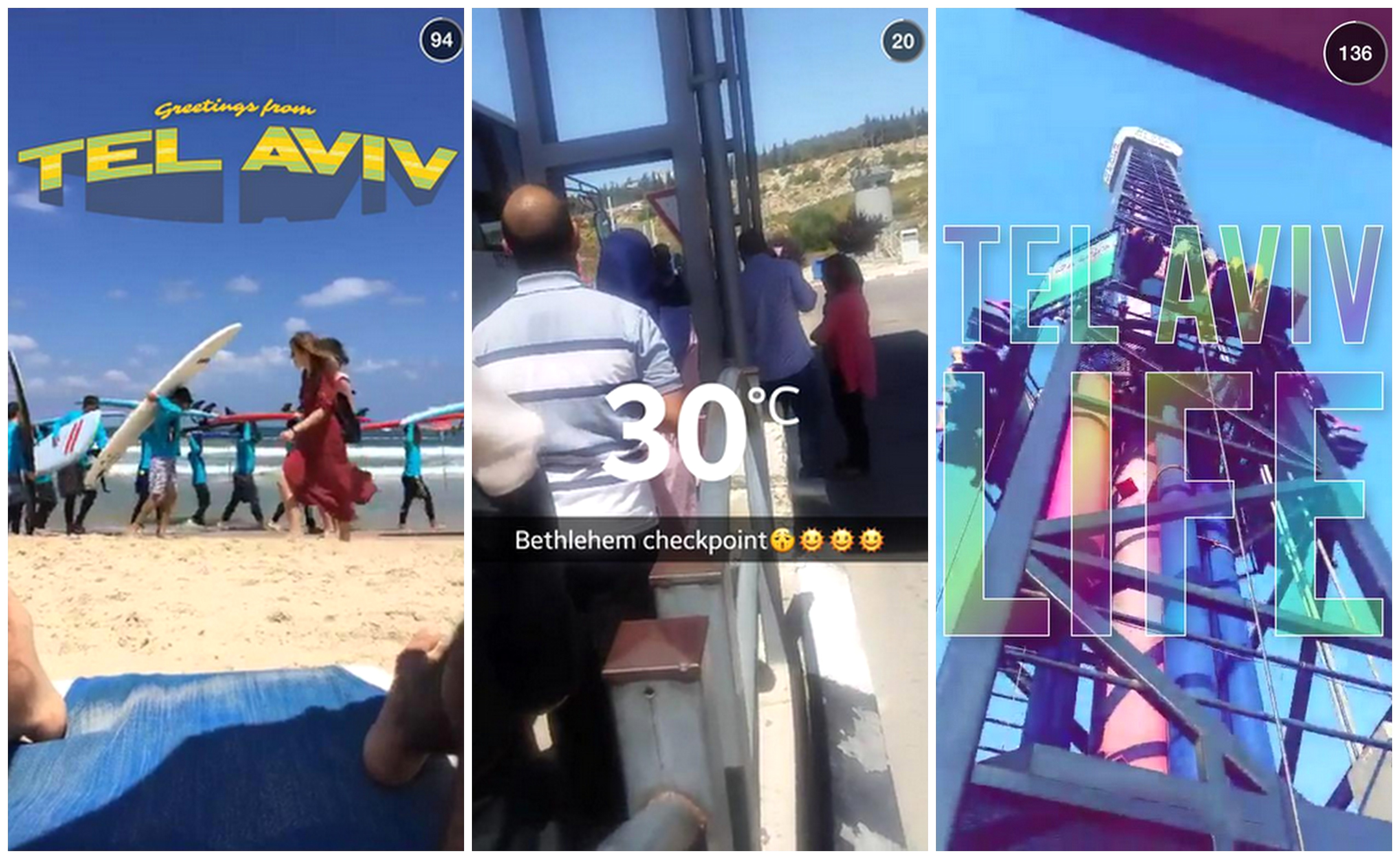 Snapchat Under Fire for Featuring Tel Aviv and Sets Up West Bank Live