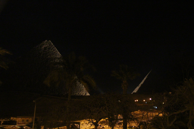 Eerie Footage: Pyramids Go Dark