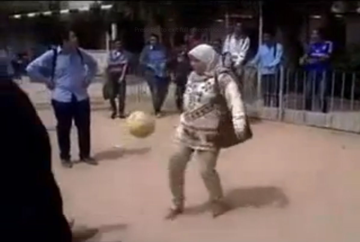 Egyptian Teacher Kicks Ass