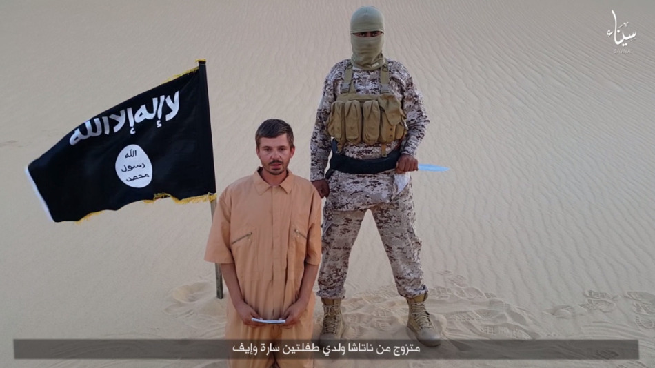 New ISIS Video Threatens Egypt with Killing a Georgian Hostage in 48 Hours