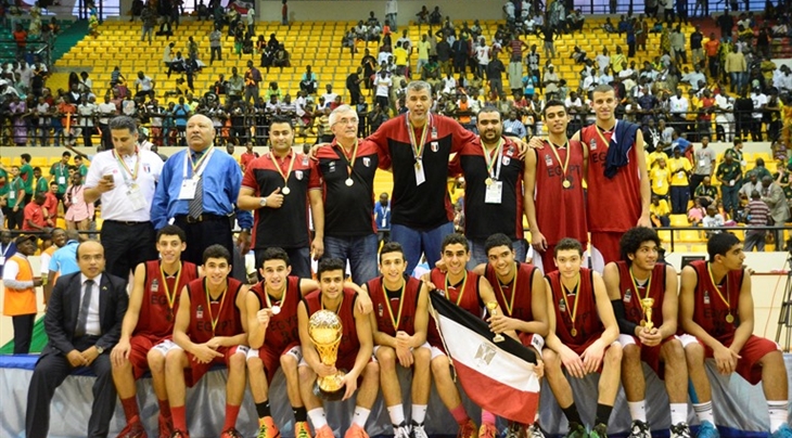 Egypt U16 Third Time FIBA Champions