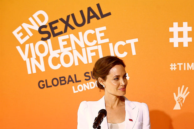 Jolie: End Sexual Violence