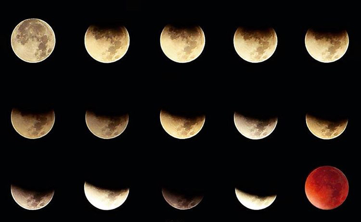 8 Awesome Egyptian Snaps of the Super Moon Lunar Eclipse