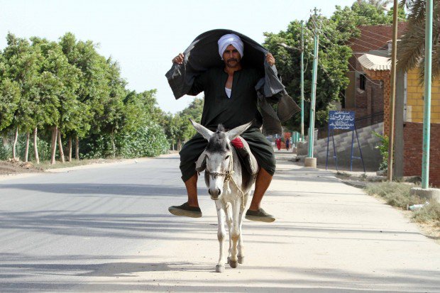 Man Tries to Enter Polling Station on Donkey on First Day of Parliamentary Elections