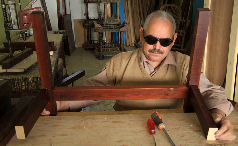 Haj Mohamed: The Blind Egyptian Carpenter Proving that Disabilities are Self-Imposed