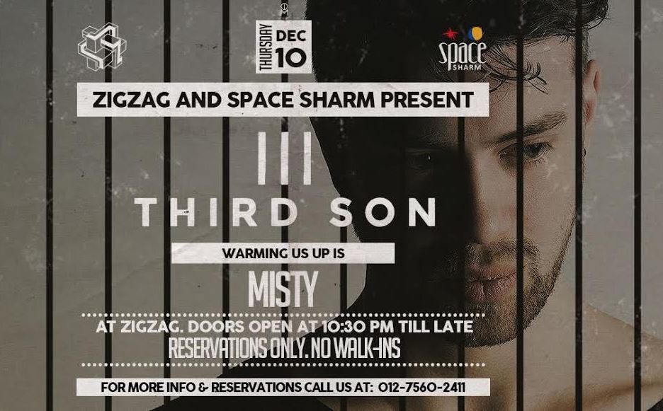 Zigzag and Space Sharm Hosting Third Son Next Thursday