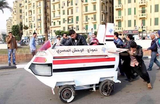 VIDEO: Egyptian Flying Car Stalls On The Ground