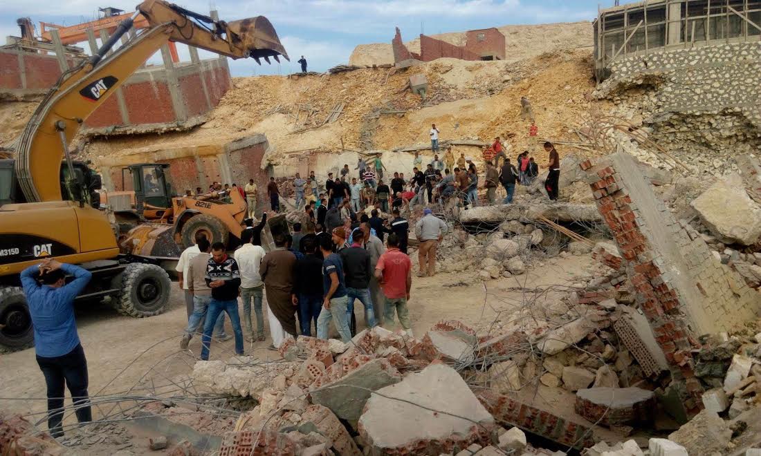 Marble Workshop Collapses in South Cairo Killing Three