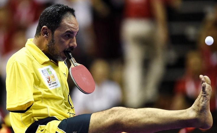 No Arms? No Problem! Egyptian Hero Hamato  Qualifies in Table Tennis For Paralympics