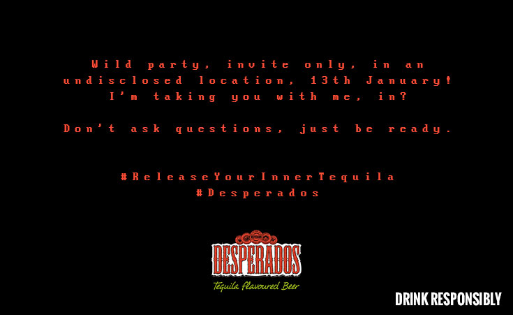 Desperados is Putting Us on a Bus and Taking Us to a Secret Party