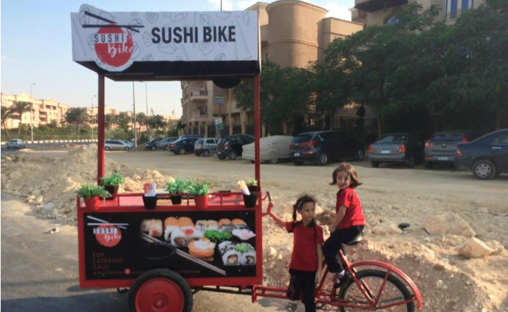 Sushi Bike: Egypt's Newest Mobile Restaurant Serving Our Favourite Food Group