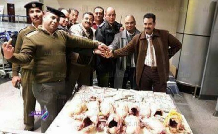 Egyptian Airport Security Victoriously 'Flips the Bird' After Confiscating EGP 1.36m Hidden in Ducks