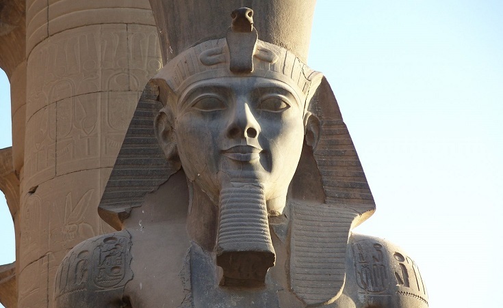 Original Ramses II Statue Being Restored in Luxor