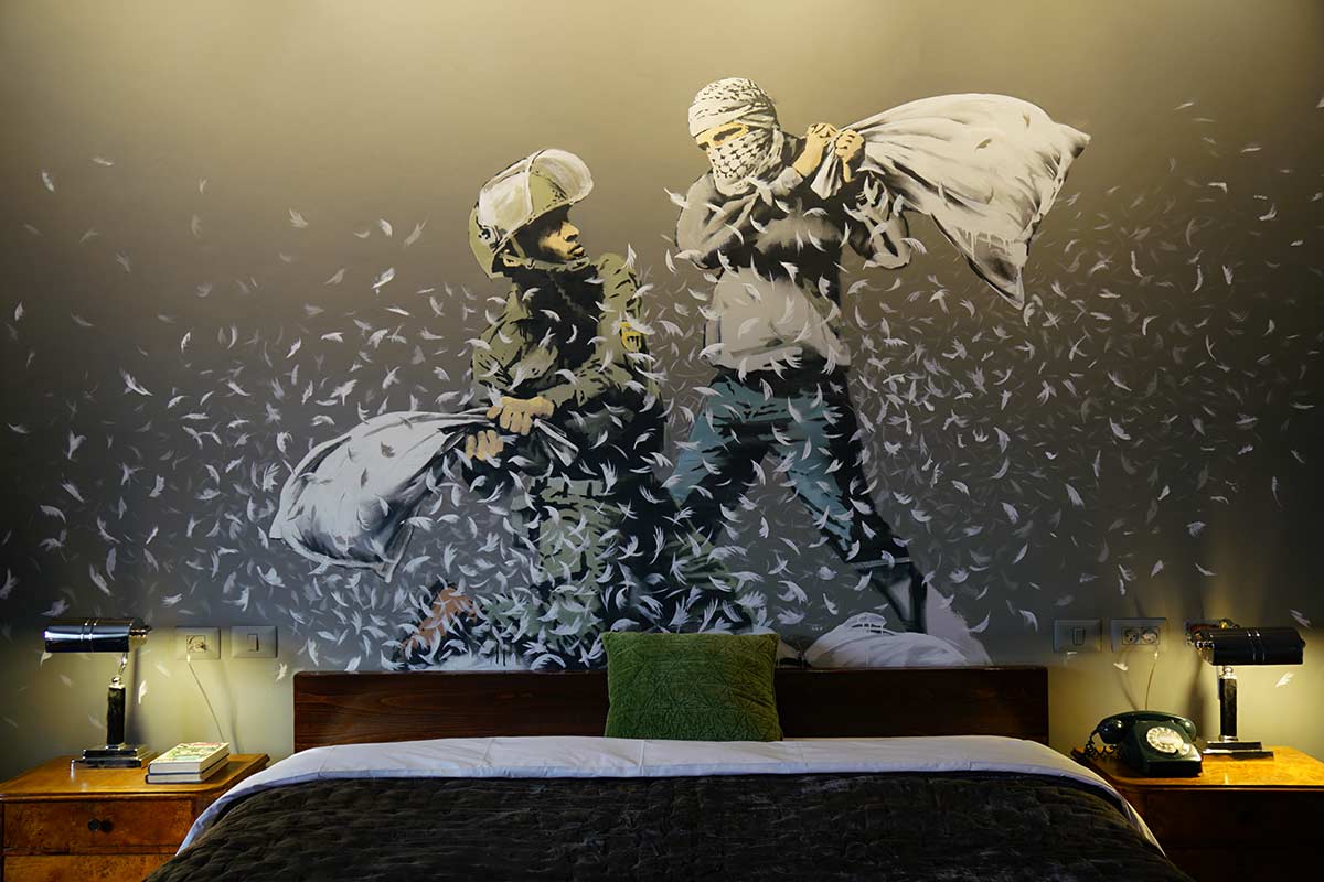 Banksy Opens Hotel with “Worst View in the World” Facing Israel’s West Bank Barrier in Bethlehem