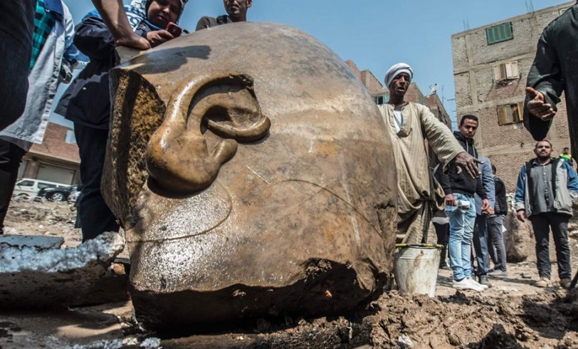 Colossal Statue of Famous Egyptian Pharaoh Found in Cairo's Matareya