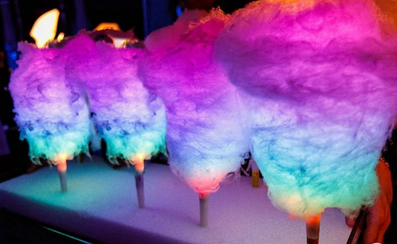 Glow in the Dark Gourmet Cotton Candy is Finally a Thing in Egypt