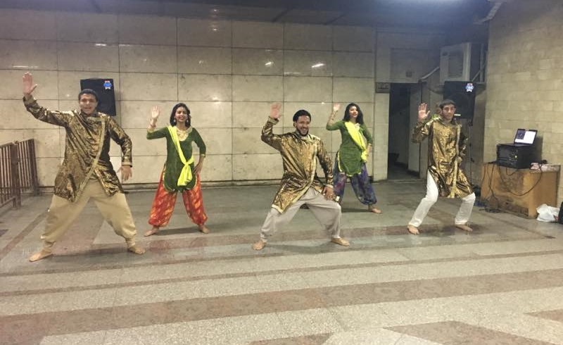 Flash Mob Startles Cairo Metro Commuters with Indian Folk Dance
