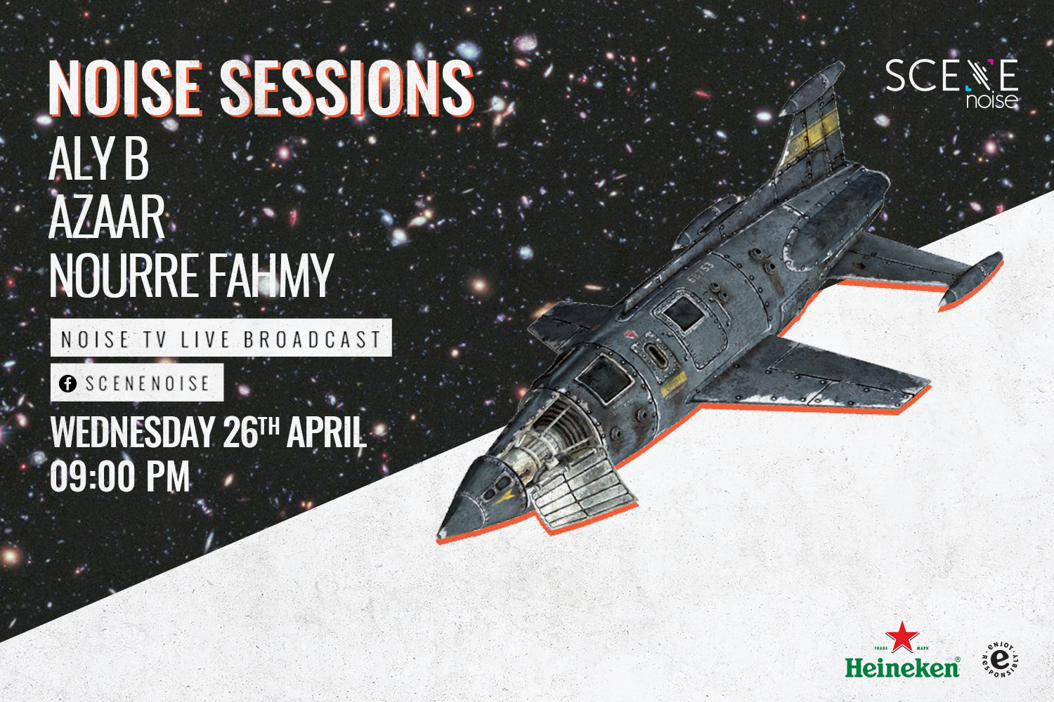 NoiseSessions Returns with Live Broadcast This Wednesday Ft. Aly B, Azaar and Nourre Fahmy
