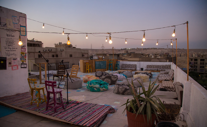 This Rooftop Arts Hub Is Changing the Coffee-Date Culture in Cairo