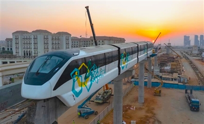 Egypt's First Monorail Cars Installed at New Administrative Capital