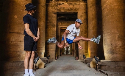Pharrell Joins Street Artist JR in Egypt Ahead of Art D’Egypte Exhibit